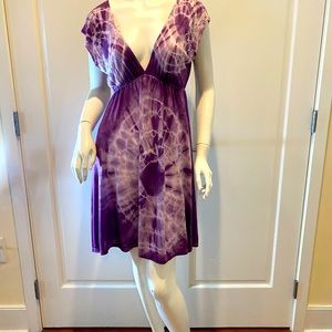 VOXX Sun Dress Tie-Dye Dress or Bathing Suit Cover-Up Fairiecore Beachy One Size